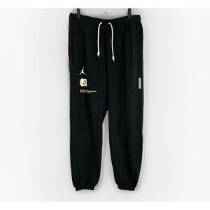 Nike UNCA Jordan Joggers Men's M Black Athletic Dri-Fit Performance Sweatpants